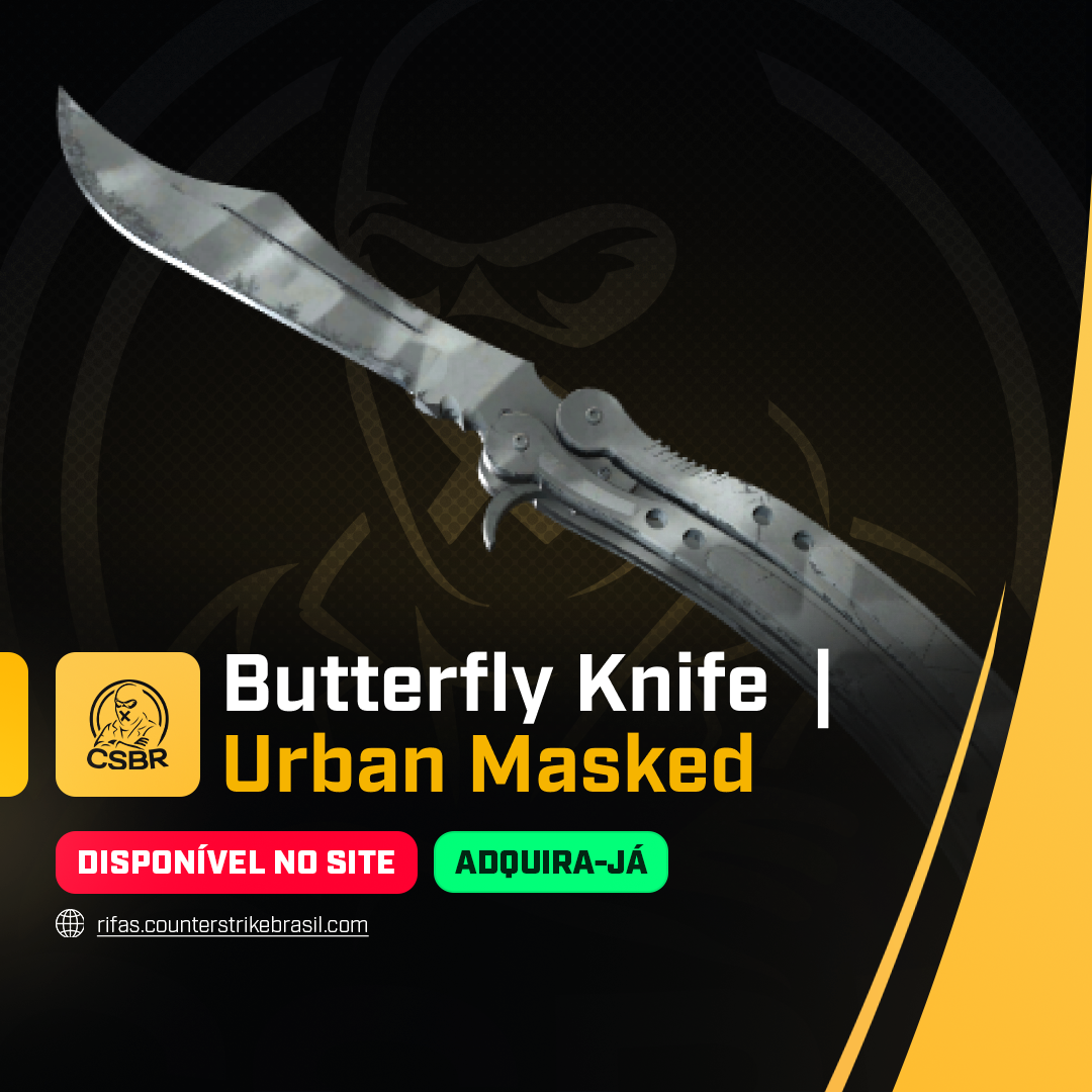 1006 — ★ Butterfly Knife | Urban Masked (Field-Tested)